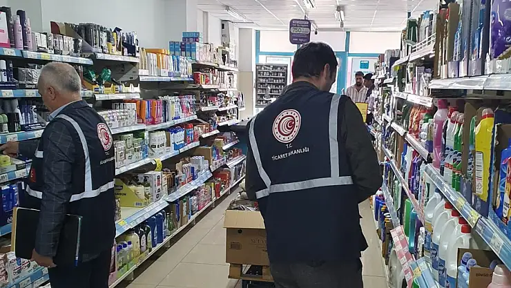 Taşlıçay'da market denetimlerinde 1.575 ürün incelendi