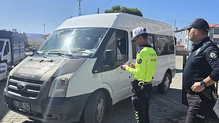 Taşlıçay'da okul servislerine sıkı denetim