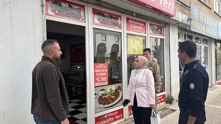 Taşlıçay Kaymakamı Kılıç, esnafın sorunlarını yerinde dinledi