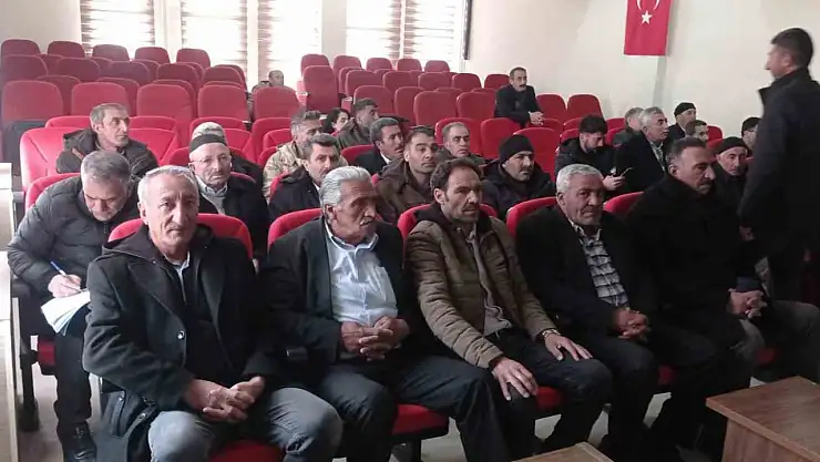 Tekman'da çiftçilere tarımsal destekler anlatıldı