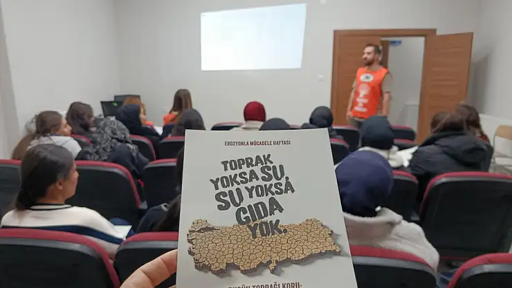 TEMA Vakfı, Doğubayazıt'ta gençlere erozyonla mücadeleyi anlattı