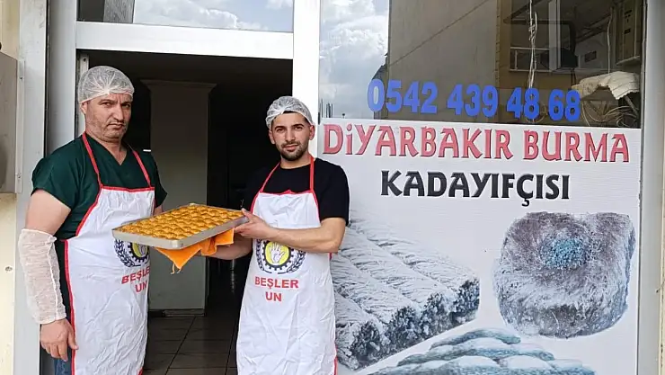 Tereyağlı tatlılar Doğubayazıt'ta yoğun ilgi görüyor