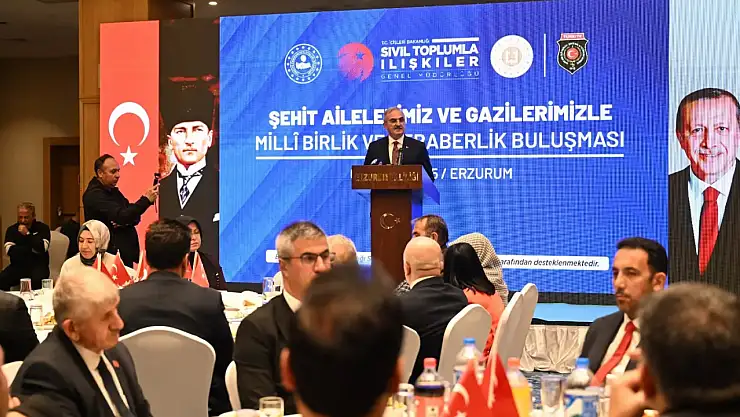 Terörsüz Türkiye İçin Birlik ve Beraberlik Buluşması Erzurum'da Gerçekleştirildi