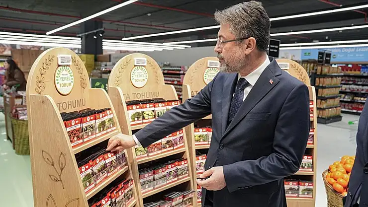Tescillenen ata tohumları Tarım Kredi Marketlerinde satışa sunuldu