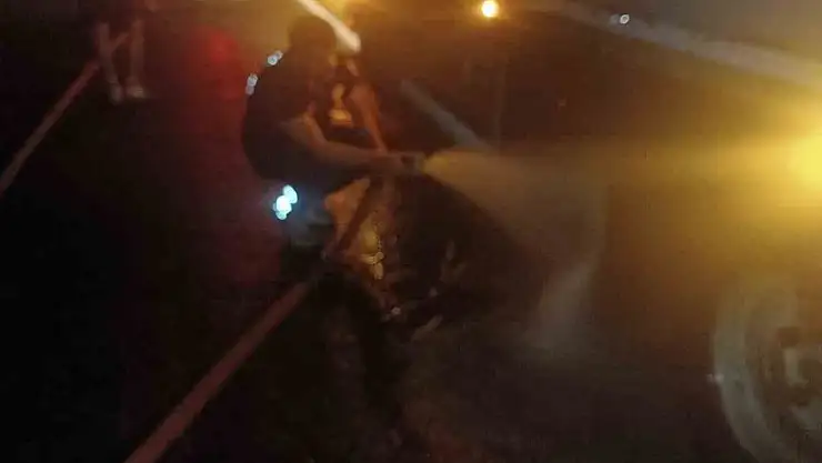 Tırda Yangın: İtfaiye Ekibi Seyir Halindeyken Olay Yerinde