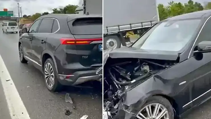 TOGG ile Mercedes Çarpıştı: Biri Haşat Oldu!