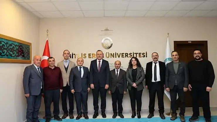 Türk Eğitim-Sen'den Rektör Elmastaş'a Ziyaret