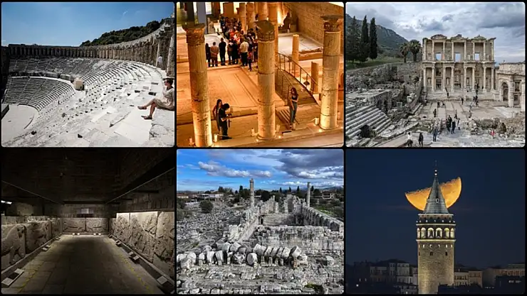 Türkiye'de 27 Tarihi Mekan Gece Ziyaretine Açılıyor