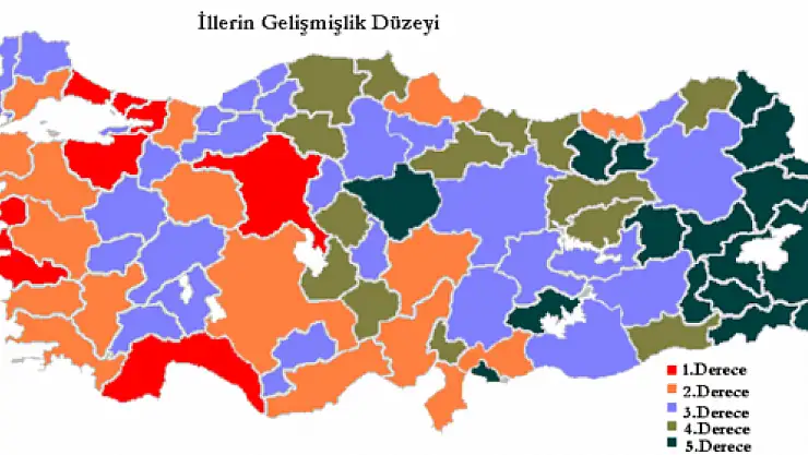 Türkiye'nin gelişmiş iller sıralaması belli oldu: Ağrı'da durum vahim!
