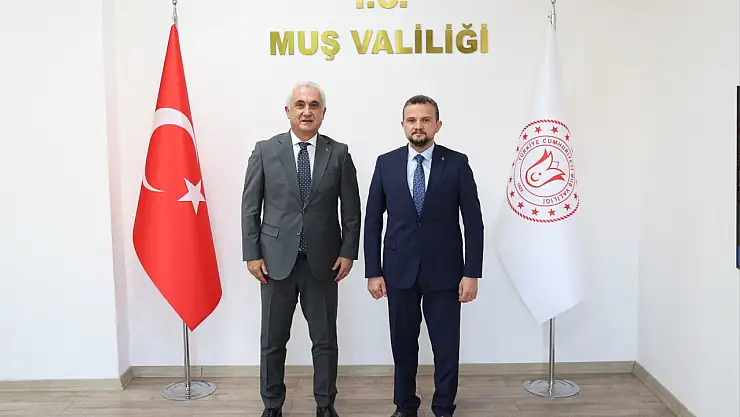 Türkiye Ulusal Ajans Başkanı İlker Astarcı'dan Muş Valisi Avni Çakır'a Ziyaret