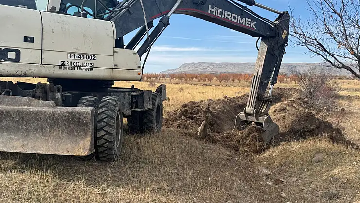 Tuzluca'da 4 Köyde Sulama Kanalı Çalışmalarında Sona Gelindi