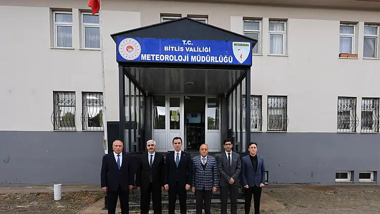 Vali Ahmet Karakaya'dan Bitlis Meteoroloji Müdürlüğü'ne Ziyaret