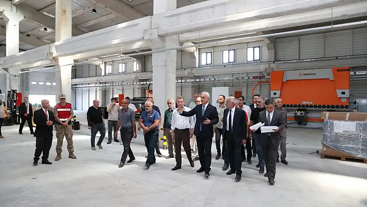 Vali Avni Çakır, Ortak Kullanım Atölyesini Yerinde İnceledi