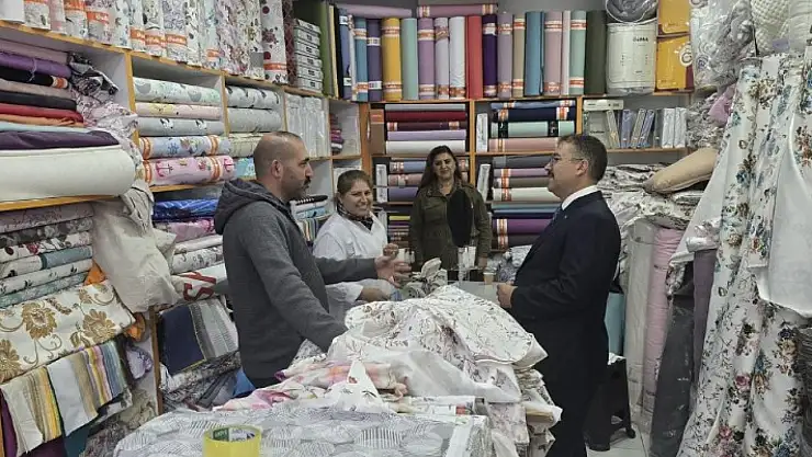 Vali Ercan Turan Esnaf Ziyaretlerine Devam Ediyor