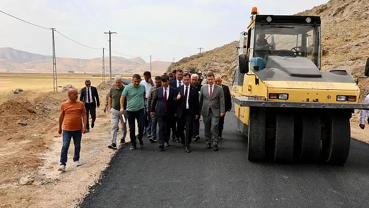 Vali Karakaya'dan asfalt çalışmaları denetimi: Güvenli ulaşım vurgusu