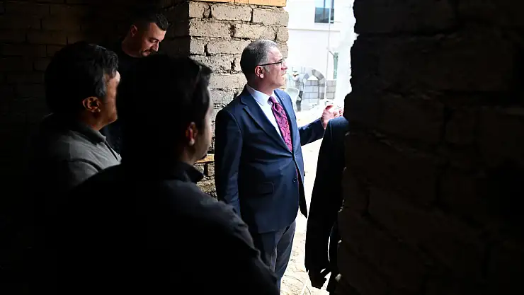 Vali Ozan Balcı, Tahir Paşa Konağı Restorasyon Çalışmalarını İnceledi