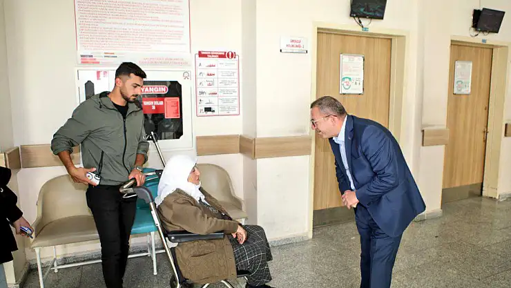 Vali Ziya Polat'tan Harakani Devlet Hastanesine Ziyaret