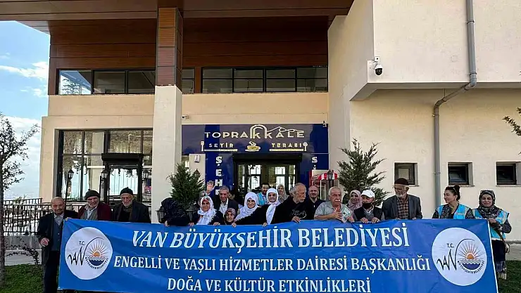 Van Belediyesi, Yaşlılar Günü'nde yaşlı bireyleri doğayla buluşturdu
