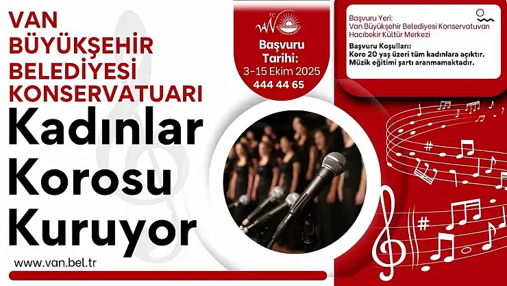 Van Büyükşehir'den Kadınlar Korosu ile Sanatta Yeni Bir Dönem Başlıyor
