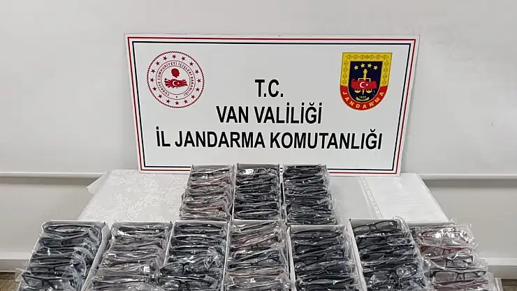 Van'da 150 bin liralık kaçak gözlük operasyonu, 1 şüpheli yakalandı
