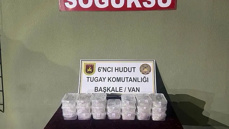 Van'da 22 kilo uyuşturucu madde ele geçirildi, güvenlik güçleri 24 saat görevde