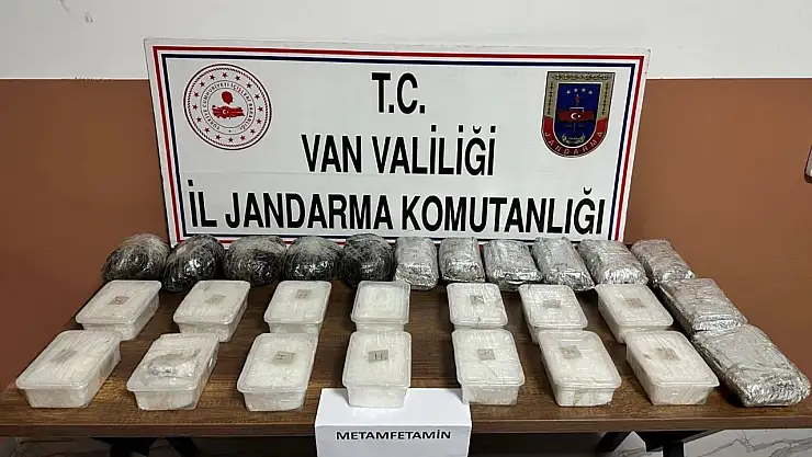 Van'da 243 kilogram uyuşturucu ele geçirildi