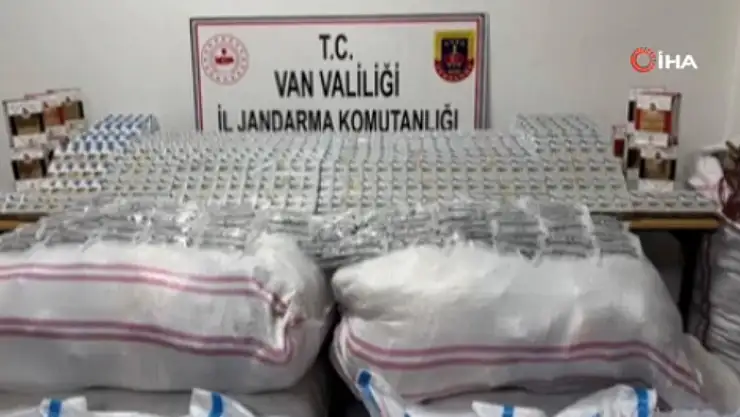 Van'da 3 milyon TL değerinde gümrük kaçağı malzeme ele geçirildi