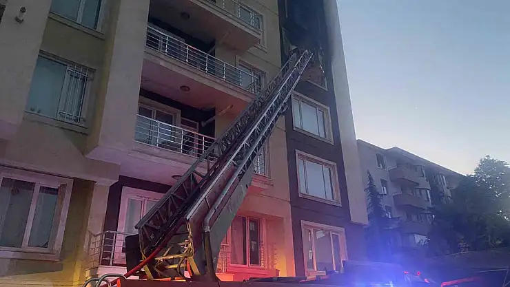 Van'da Alevler İçinde Kalan Bir Evi Saran Yangın Paniği Yarattı