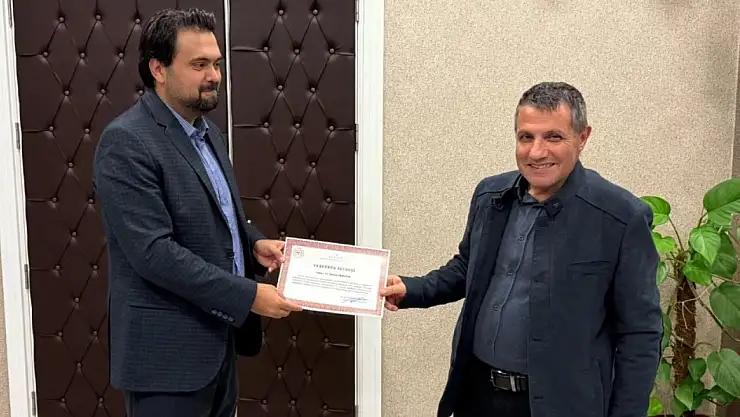 Van'da Başarılı Hekimlere Teşekkür Belgesi