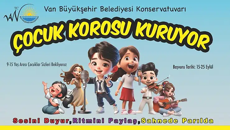 Van'da Çocuk Korosu ile genç yetenekler sanatla buluşuyor