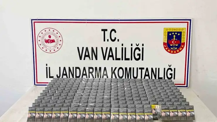 Van'da Jandarma, 1.470 Paket Kaçak Sigara Ele Geçirdi