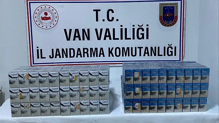Van'da Jandarma, Kaçak Sigara ve Eşya Ele Geçirdi