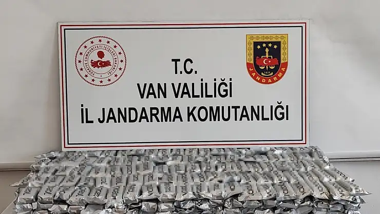 Van'da Jandarma operasyonunda 100 paket kaçak sigara ve 476 elektronik sigara ele geçirildi