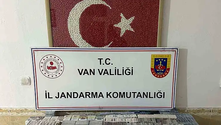 Van'da jandarmadan kaçak sigara ve silah operasyonu: 56 kişi yakalandı!