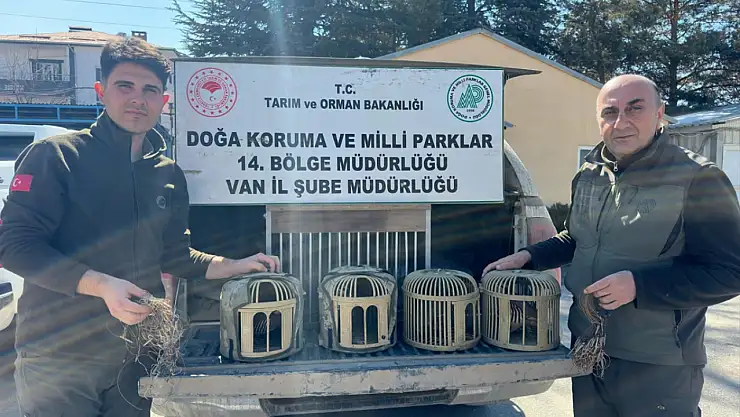 Van'da kaçak keklik avlayan 3 kişiye 93 bin lira ceza kesildi