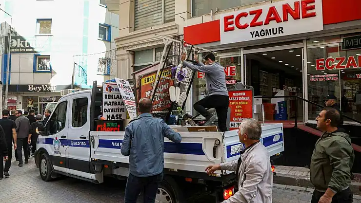Van'da Kamu Alanı İhlalleri: Zabıta Denetimlerinde Ürünlere El Konuldu