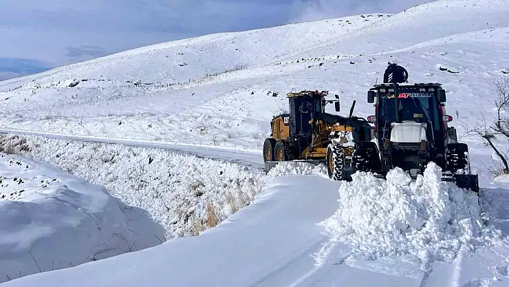 Van'da karla mücadele devam ediyor