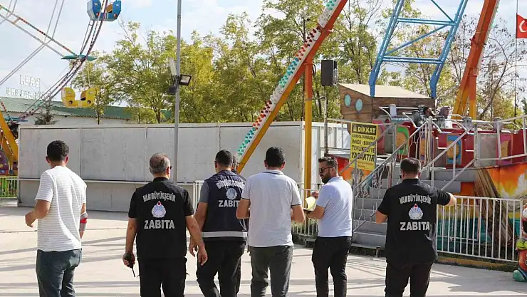 Van'da Lunapark Güvenliğine Kapsamlı Denetim, Riskler Tespit Edildi