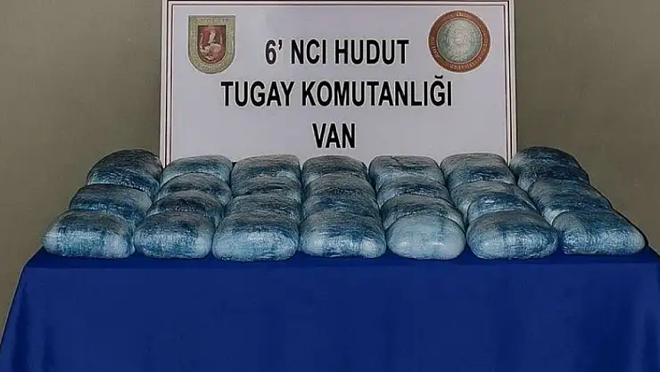 Van'da sınırda 31 kilo uyuşturucu madde ele geçirildi