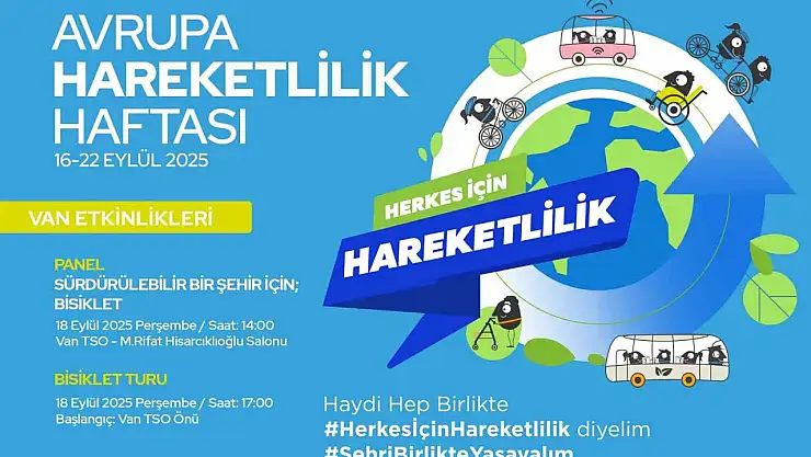 Van'da Sürdürülebilir Ulaşım İçin Bisiklet Paneli ve Turu Düzenleniyor