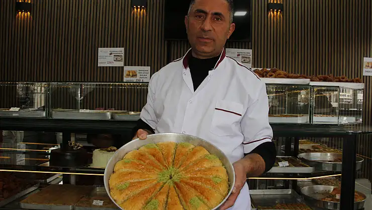 Van'da tatlıcıların bayram telaşı başladı