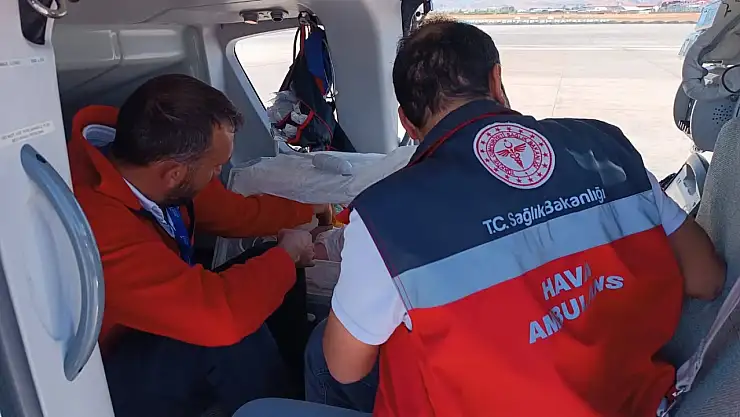 Van'da Tedavi Gören 34 Günlük Bebek İstanbul'a Nakledildi