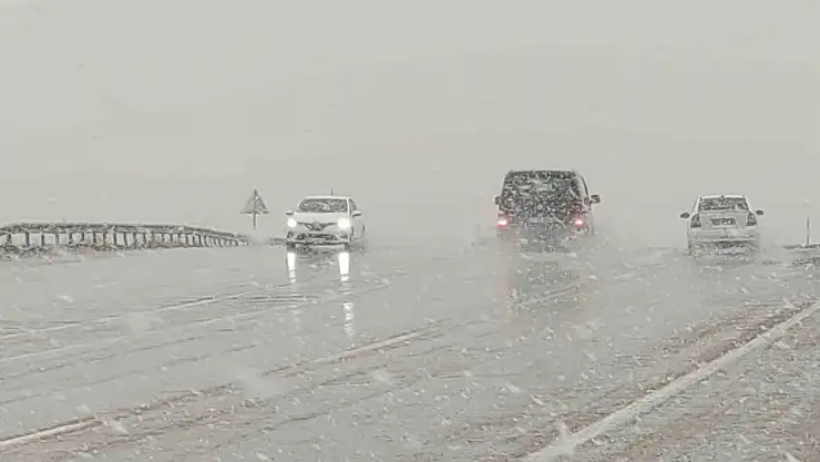 Van'da yüksek geçitlerde sis ve kar yağışı etkili