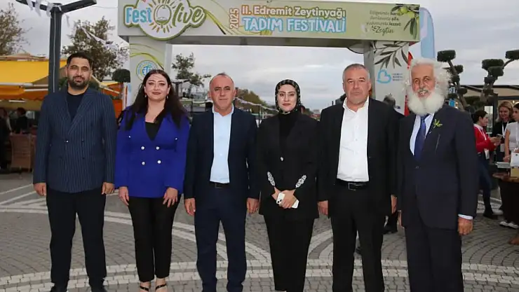 Van Edremit Belediyesi Heyeti, Balıkesir Edremit'te Zeytinyağı Tadım Festivali'ni Ziyaret Etti