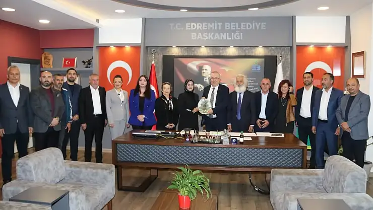 Van Edremit Belediyesi'nden Balıkesir Edremit Belediyesi'ne İade-i Ziyaret