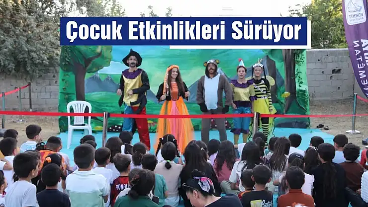 Van Edremit Belediyesi'nden Çocuklara Tiyatro Etkinliği