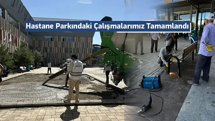 Van Edremit Belediyesi, SBÜ Van Eğitim ve Araştırma Hastanesi Parkını Yeniledi