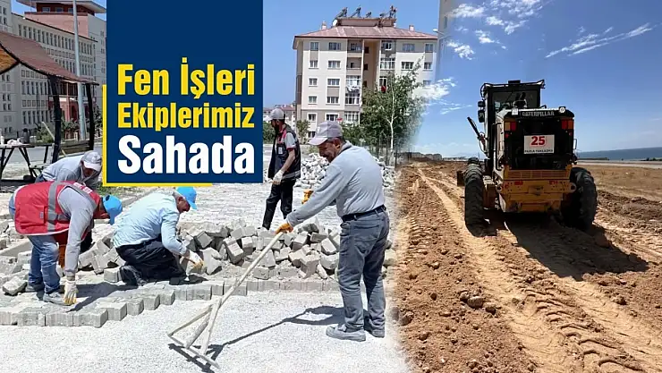 Van Edremit Sahilinde Yenileme Çalışmaları Devam Ediyor