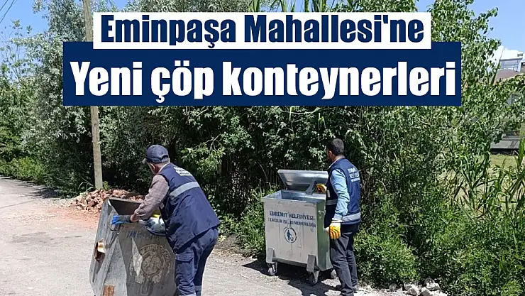 Van Edremit'te eski çöp konteynerleri yenileniyor, çevre bilinci artırılacak
