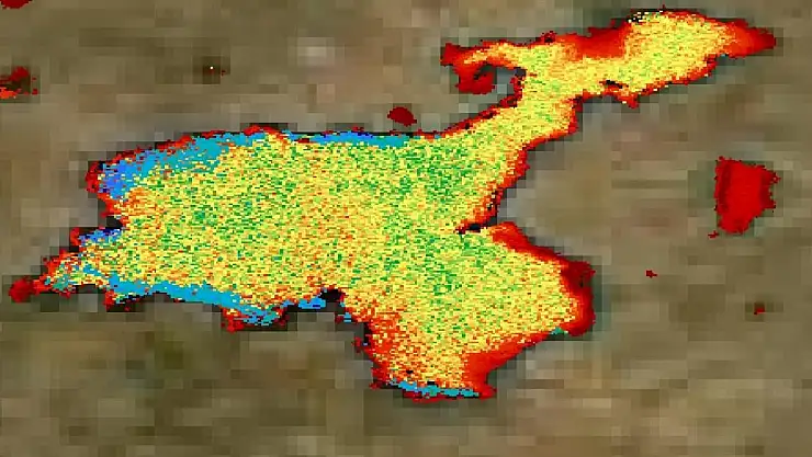 Van Gölü'ndeki Kirlenme Uydu Görsellerinde Gün Yüzüne Çıktı
